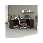 Bush Business Furniture Studio C 60"W L Shaped Desk with 42W Return, Black Walnut (STC051BW)~#|#~324BAD49-1BA5-46CE-812395B5BA93B6DE_sc7