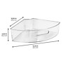 iDesign Lazy Susan Wedge Plastic Organizers, Clear (27743M4)~#|#~324D9ECB-89E5-46D5-85C7428C916130B5_sc7