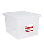 Staples Plastic File Box Snap, Letter/Legal Size, Clear, 4/Carton (TR57620CT)~#|#~324F313F-780F-4F6F-9BB22826A1726303_sc7
