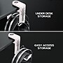 Enhance Gaming Clamp On Under Desk Headset Holder, White (ENUNHPM100WTWS)~#|#~3250A731-98AA-4655-A7EE0C15BC1F602C_sc7