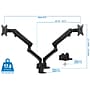Mount-lt! Dual Monitor Desk Mount, Up to 32" Monitors, Black (MI-2672)~#|#~32553ADC-22CA-42B8-9CEA136A6791269E_sc7