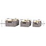 Household Essentials Decorative Woven Baskets, Grey, 3/Set (HE1102)~#|#~325F47CA-F620-429C-A1222C2FB6BCA49A_sc7