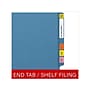 Medical Arts Press Reinforced End Tab File Folder, Straight Cut, Letter-Size, Blue, 50/Box (S-01502-BLU)~#|#~32611DAF-3CEB-40F5-9086780899883B61_sc7
