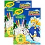 Crayola Color & Sticker Sonic Activity Book, 32 Pages, 2/Bundle (BIN040859-2)~#|#~32629F55-BF2A-4E4D-A87359FF11C5C555_sc7