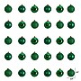 Nearly Natural Holiday Christmas Green Shatterproof Ornament Set, 2.5", 30/Set (D1055-GR)~#|#~3264B6C8-74A7-49D1-BE8E714E42FB09DA_sc7