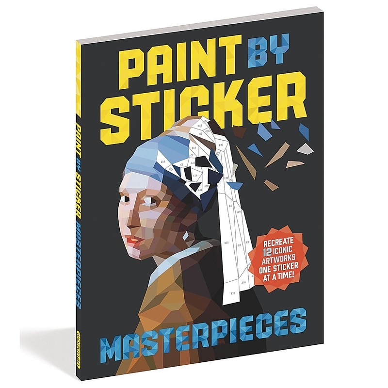 Workman Paint by Sticker Masterpieces Activity Book (PS1435) image 1