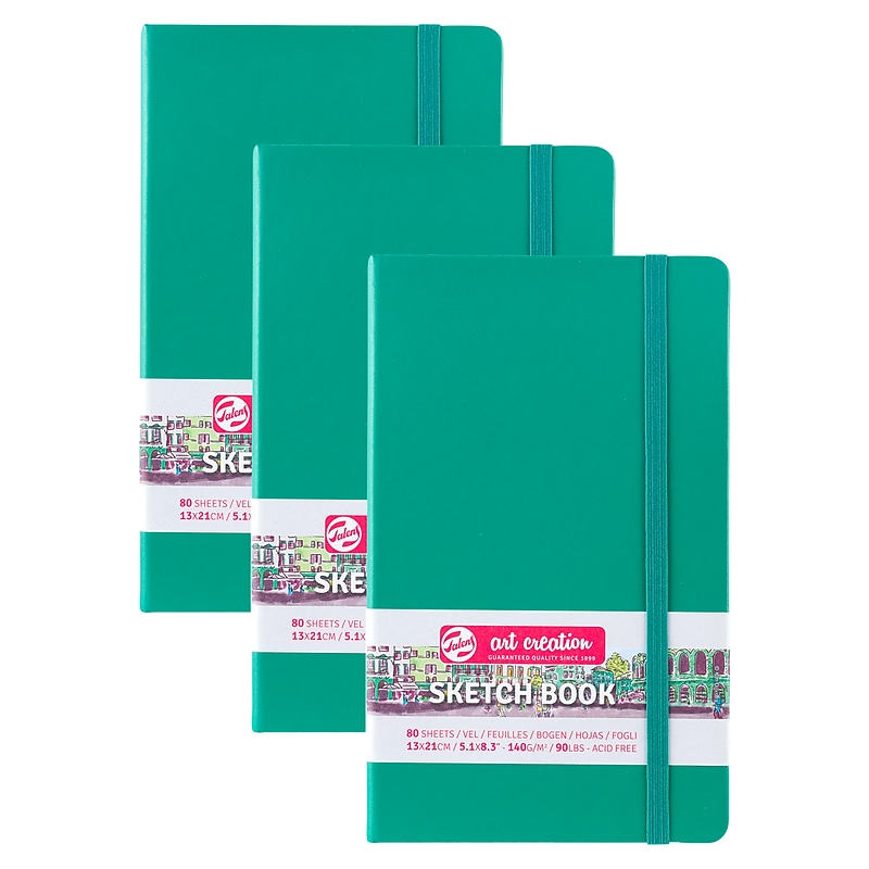 Talens Art Creation 5.1" x 8.3" Sketch Book, 80 Sheets/Book, 3/Bundle (TLN9314332M-3) image 1