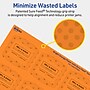Avery Laser/Inkjet Multipurpose Square Labels, 2" x 2-3/16", Bright Orange, 120/Pack (94124)~#|#~326A8996-88C7-4B3D-9CA36BC706145B80_sc7