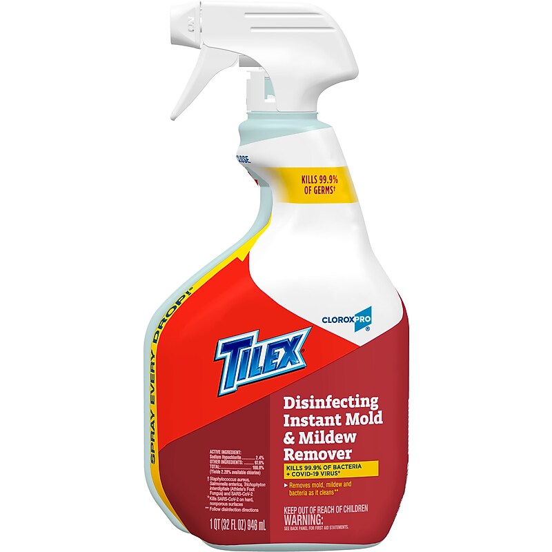 CloroxPro Tilex Disinfecting Instant Mold and Mildew Remover Spray, 32 fl. oz. (35600) image 1