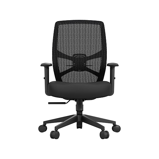 TempurPedic ProTask Mesh/Fabric Swivel Executive Task Chair, Black (TP