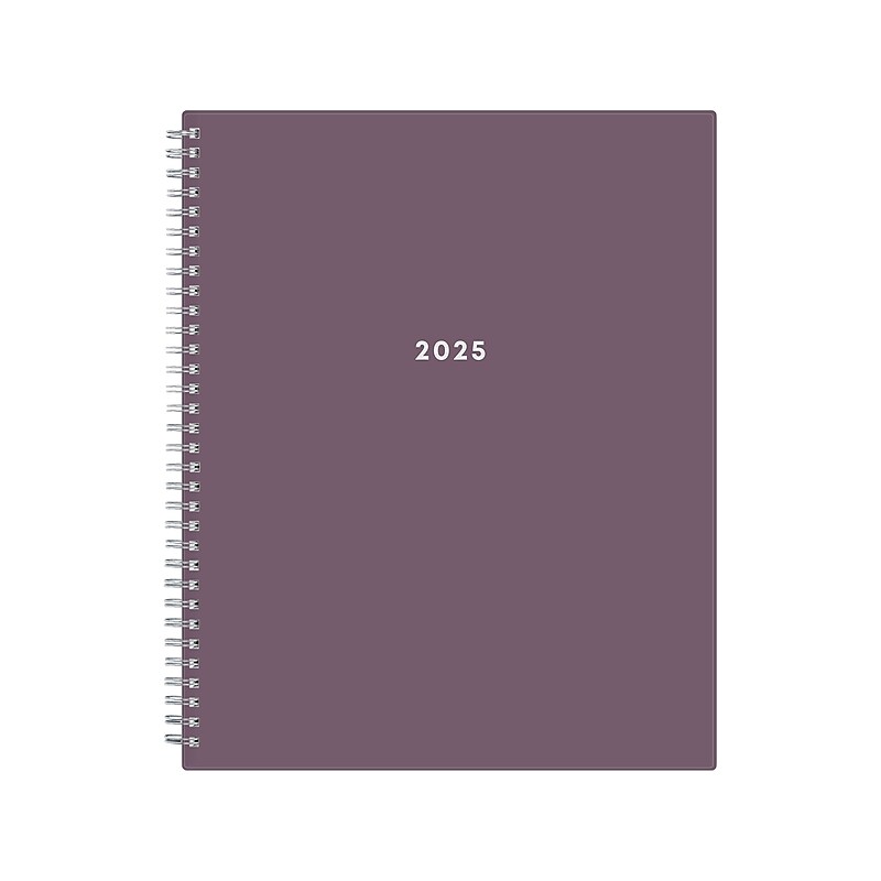 2025 Blue Sky 8.5" x 11" Weekly & Monthly Planner, Plastic Cover, Purple (150539) image 1