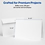 Avery Half-Fold Greeting Cards with Envelopes, 5.5" x 8.5", Matte White, Inkjet, 20/Pack (03265)~#|#~32751D95-9FDA-48B5-AABF19B33365C6E4_sc7