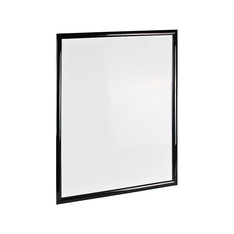 Azar Sign Holder, 20" x 30", Wall Mounted, Black, Plastic (300346-BLK) image 1