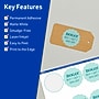 Avery TrueBlock Laser/Inkjet Decorative Edge Multipurpose Labels, 2.5" Dia., White, 900/Box (94516)~#|#~328198AB-C140-4E2E-A091417AF4B6503F_sc7