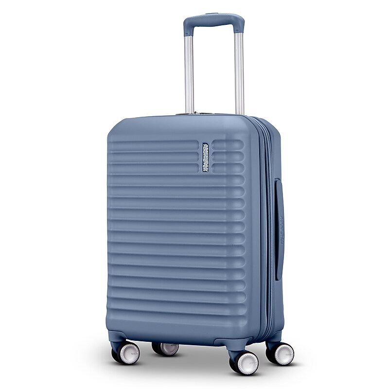 American Tourister Stratum 3 22" Hardside Carry-On Suitcase, 8-Wheeled Spinner, Elemental Blue (156163-A382) image 1