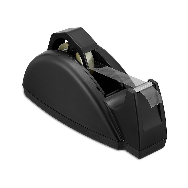 Staples® Heavy-Duty Desktop Dispenser, 3.1" x 4.0", 3" Core, Black (ST19070/19070) image 1