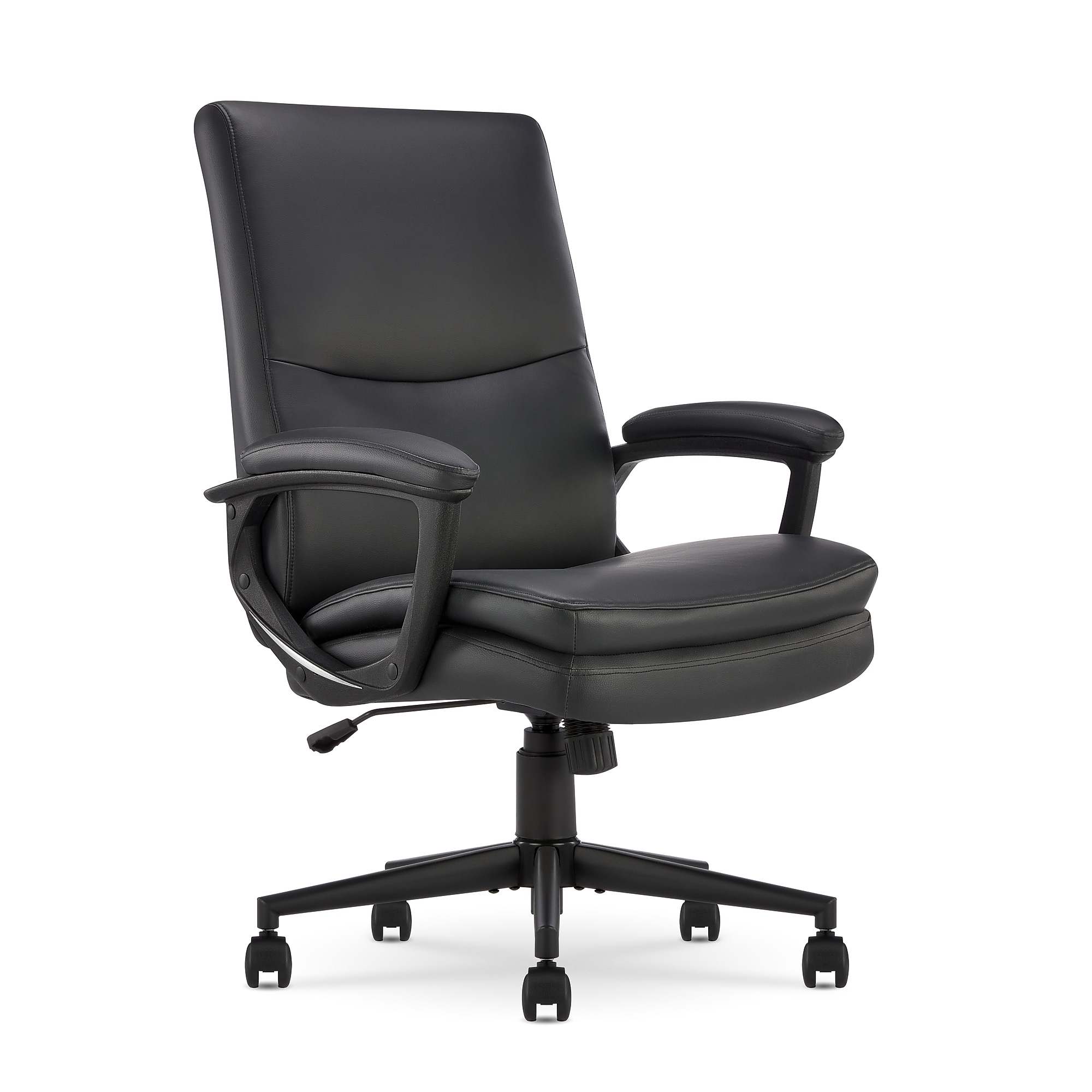 Click365 Ergonomic Bonded Leather Swivel Executive Chair, Black (CCHR10024B) Sansujyuku sansujyuku.com
