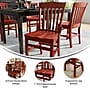Flash Furniture Hercules Traditional Wood School House Back Restaurant Dining Chair, Mahogany (XUDGW0006MAH)~#|#~328F6E13-0283-48D6-851A1854DBBAC6F3_sc7