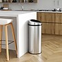 iTouchless Stainless Steel Round Sensor Trash Can with AbsorbX Odor Control System, 13 Gal., Silver (IT13RCB)~#|#~32900B38-DB22-47BB-BFAD34BD2E1B7068_sc7