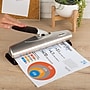 Swingline LightTouch Desktop Adjustable Hole Punch, 20 Sheet Capacity, Black/Silver (74030)~#|#~3290E5C8-F5C4-4AAD-896B5A3F9FD43ED6_sc7