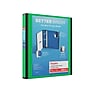 Staples 1 1/2" 3-Ring Better Binder, D-Ring, Green (19059)~#|#~3292D964-6983-45D9-B7C4ACD9D0ACF56B_sc7