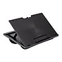 Mind Reader 11" x 14.75" Plastic Lap Desk with Cushion, Black (LTADJUST-BLK) ~#|#~32976C6C-71C4-475D-94183EAD1F09F82F_sc7