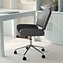 Martha Stewart Tyla Armless Faux Leather Swivel Executive Chair, Gray/Polished Nickel (CH2209215GY)~#|#~329925A3-5CB8-4F3A-8D64F966C6456421_sc7