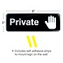Excello Brands Restroom Indoor Wall Sign, 9" x 3", Black/White, 3/Pack (EGP-HD-0261)~#|#~329C09BC-A235-4BCF-90AE75897CAA7FEF_sc7
