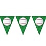 Beistle Baseball Pennant Banner, Green/White, 3/Pack (53661)~#|#~329D6B38-92AE-4834-B914B6AE0B2EF41D_sc7
