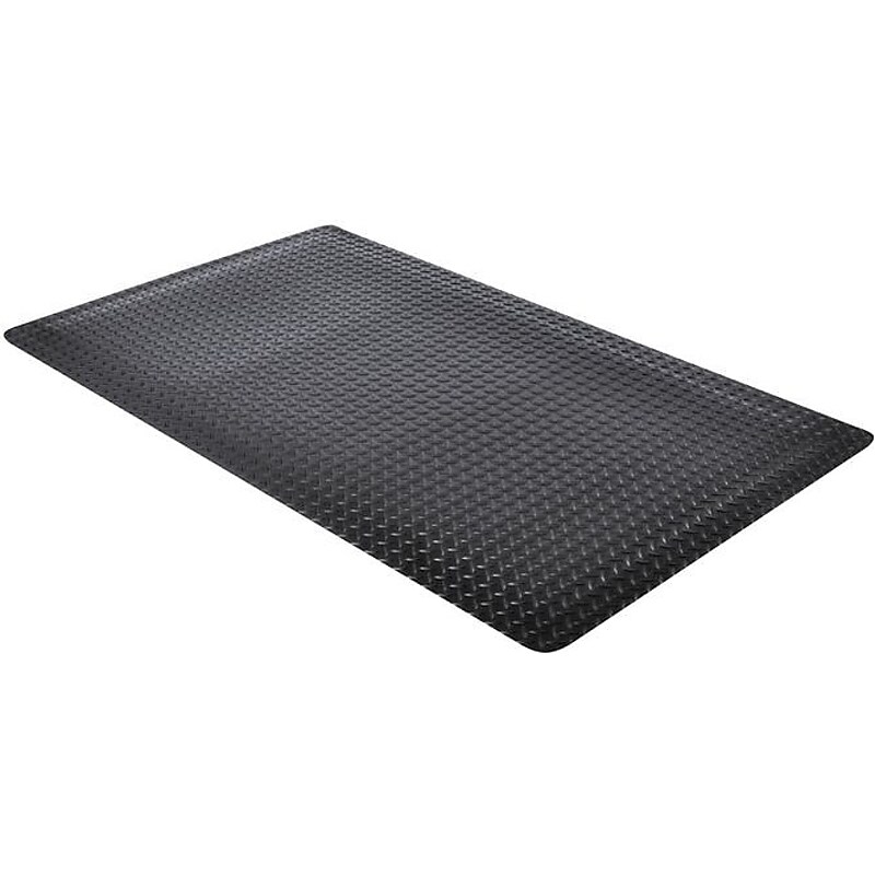 Notrax Cushion Trax Anti-Fatigue Mat, 36" x 24", Black (479S0023BL) image 1
