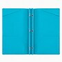 Staples 2‑Pocket Portfolio Folder with Fasteners, Letter Size, Durable Poly Construction, Teal~#|#~32A2F61D-990F-42C2-ABB27D9A5B5E7379_sc7