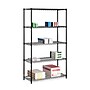 Honey Can Do 5-Shelf Metal Unit, 42"W, Black (SHF-01440)~#|#~32A8D30F-57BF-47F0-B4A479FB74EB136D_sc7