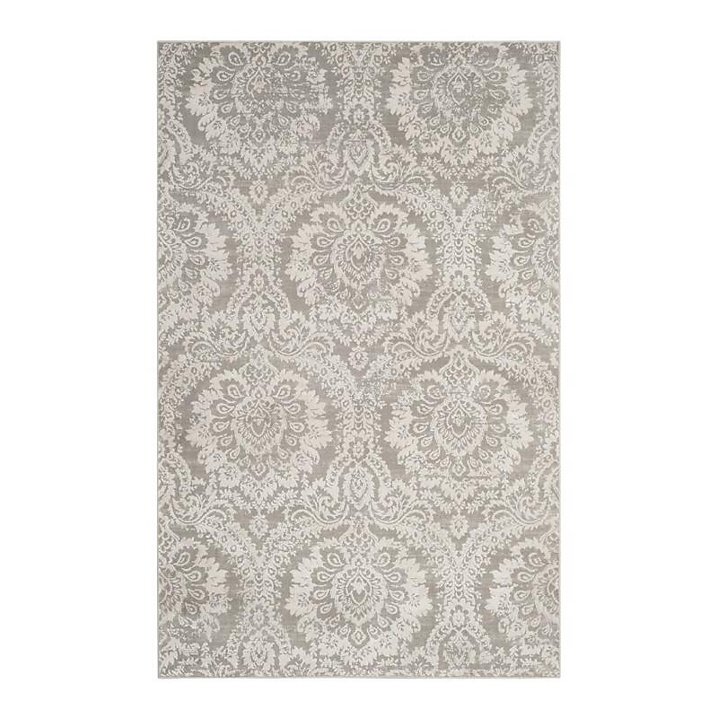 Safavieh Princeton Collection 6' x 9' Rectangle Indoor Area Rug, Machine Made, Grey/Beige (PRN717G-6) image 1