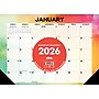 2026 Willow Creek Rainbow Gradient 17" x 12" Monthly Desk Pad Calendar (57155)~#|#~32B5C8D3-3409-413F-B2FDF72C47563832_sc7