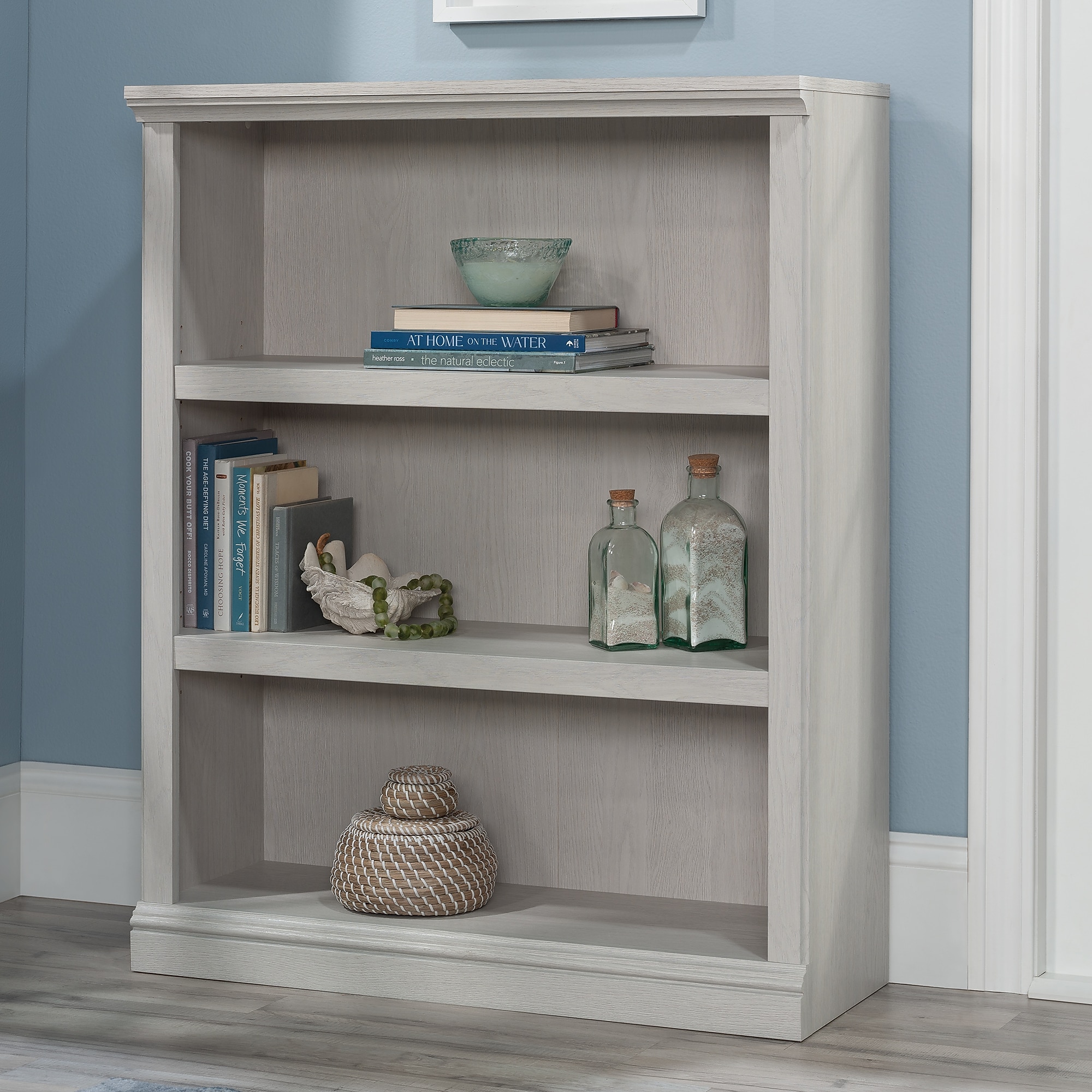 Sauder Select 44″H 3-Shelf Bookcase, Glacier Oak (434824) Sansujyuku sansujyuku.com