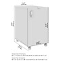 Bush Business Furniture Assure Mobile File Cabinet, Letter/Legal Size, Lockable, 26"H x 16"W x 20"D, Natural Elm (AUS216NESU)~#|#~32B91FEC-8CD3-4F3C-B82161C6B33822A6_sc7
