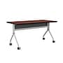 Safco Rumba Training Room Table, 30" x 60", Biltmore Cherry (RBA6030FLSLBMCH)~#|#~32BB5222-57FE-4859-A14E47BA13D39054_sc7