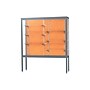 Ghent Challenger 60"W x 66"H x 16"D Floor Case, Cork Back, Satin Natural Finish, Aluminum Legs~#|#~32BCB297-B670-4CE8-81563FEA0822319E_sc7