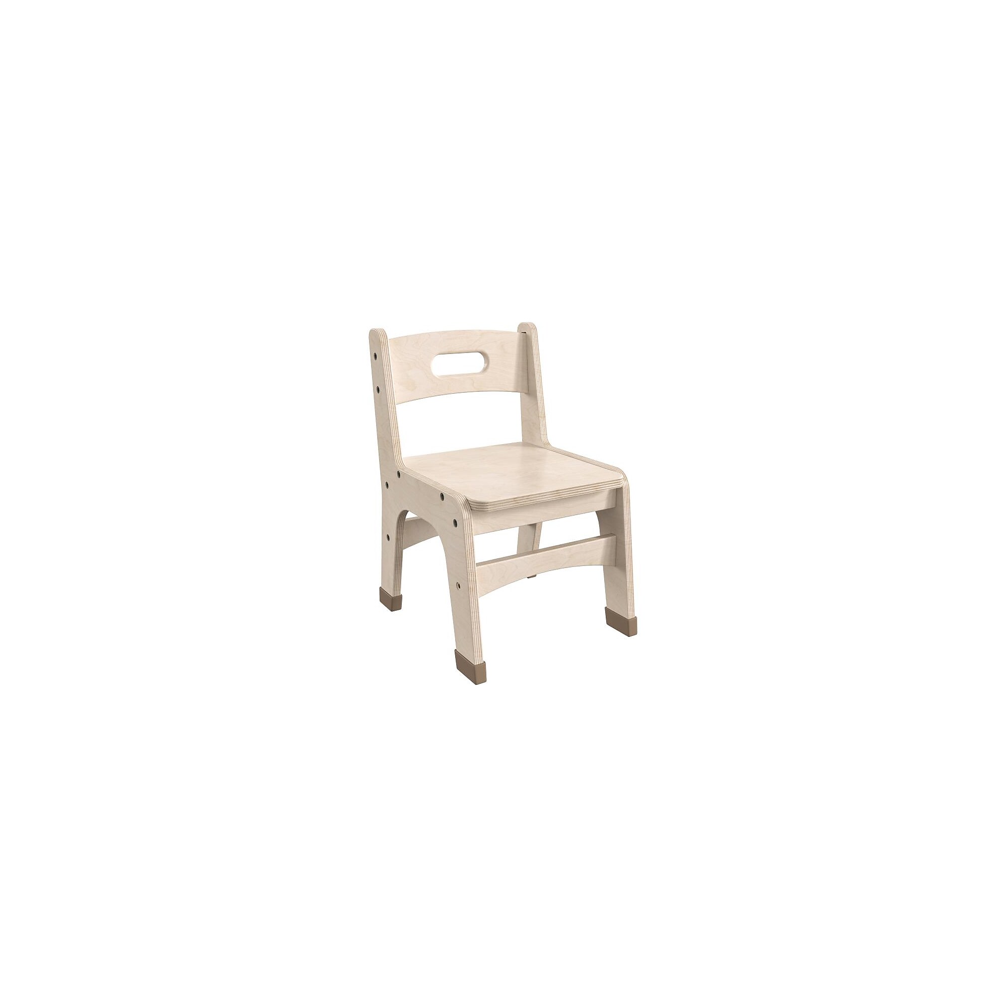 Flash Furniture Bright Beginnings Wooden Classroom Chair, Brown, 2 Pieces/Set (MK-KE24435-GG) Sansujyuku sansujyuku.com