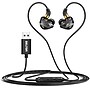 Delton 31E Ergonomic In-Ear USB-A Computer Earbuds, Black (DWH31EBK)~#|#~32C39586-D626-40C4-A3D3218411DE3F5C_sc7