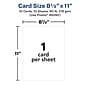 Avery Integrated Cards, 8.5" x 11", Matte White, 10/Pack (95282)~#|#~32CC1F24-C9FB-43C5-BF5DFAC8DA09FA69_sc7