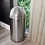 Elama Stainless Steel Indoor Trash Can with Swing Lid, 13 Gallon, Silver (938120088M)~#|#~32CC3028-EC25-47C2-A0F55FB1CCB52EB1_sc7