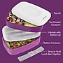 bentgo Classic All-in-One Bento Box, 2-Compartment, Purple (BENTGO-P)~#|#~32CCF0D2-5BDE-4803-84A7523BC1E1366B_sc7