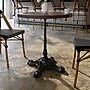 Flash Furniture Chambery 28.25"H X Table Base, Cast Iron, Black (SDAT2222)~#|#~32D06F4A-0CD7-452F-993A3A90CF1BD4CB_sc7
