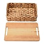 Household Essentials Woven Storage Wicker Basket with Handles, Natural, 2/Set (ML-6650)~#|#~32D3443B-57F3-4617-B8FB97F8B9D2EB59_sc7