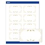 Avery Gold-White Christmas Trees Matte Blank Card, White, 80/Pack (S00-FE5)~#|#~32D48747-794D-456A-9F07408FD2302886_sc7