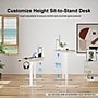 Huanuo 48"W Electric Rectangular Adjustable Standing Desk, Natural (HNESD68N)~#|#~32D63E53-D61C-4CA4-B6ED60BC049C37F4_sc7