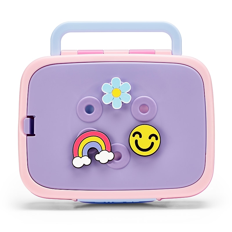 Ello Benni Kids Bento Box, Pink/Purple (645-2420-004-6) image 1