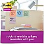 Post-it Recycled Super Sticky Notes, 3" x 3", Wanderlust Pastels Collection, 70 Sheet/Pad, 24 Pads/Pack (65424NHCP)~#|#~32DC01EE-64EC-4F3C-989D68F6E994001C_sc7