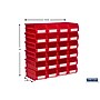 Triton Products LocBin Stackable Storage Bin, 3" x 4.12" x 7.37", Red, 24/Pack (3-220R)~#|#~32DDBE49-1064-460A-B26C4B0E25412BE2_sc7